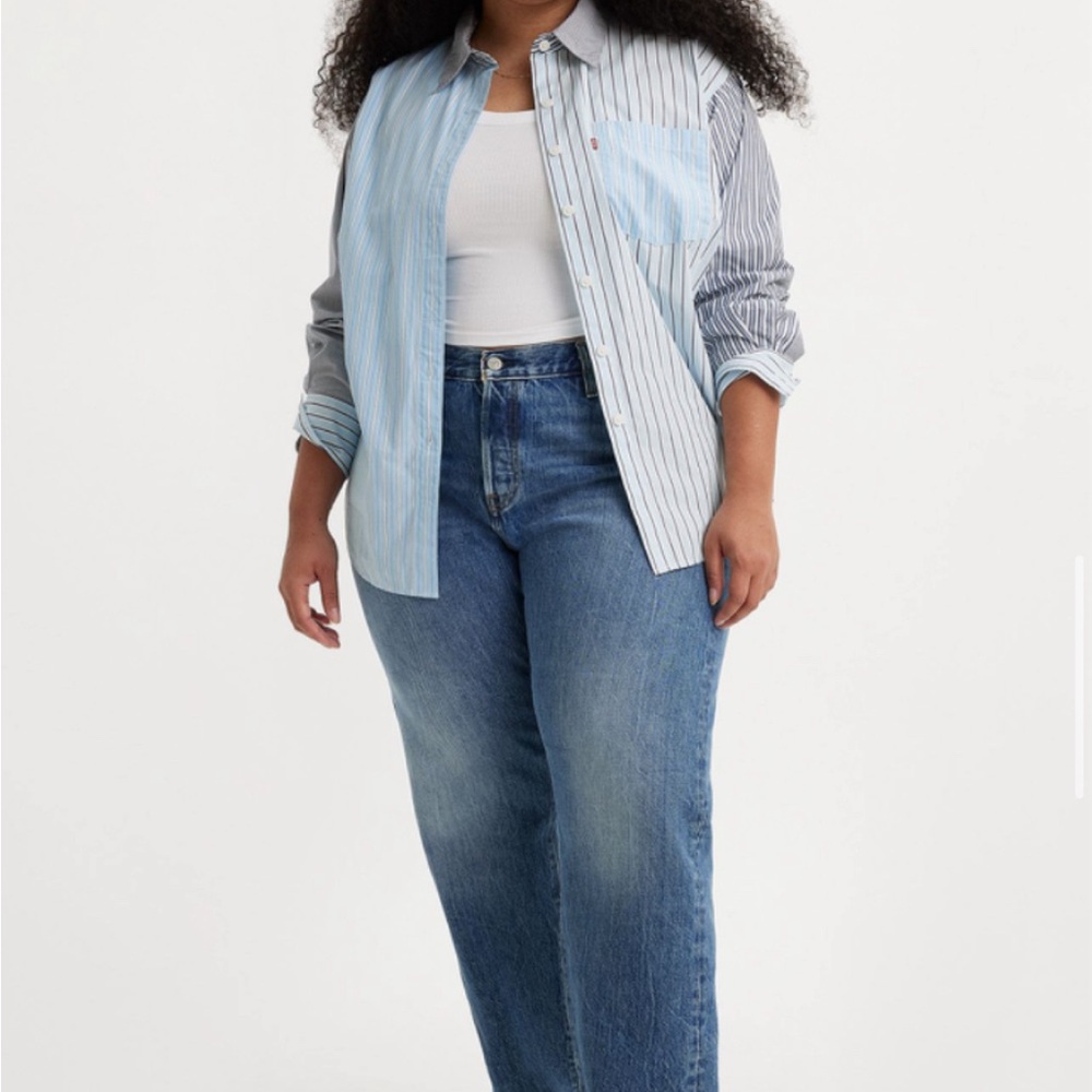 Levi's Women's Straight Leg Blue Jeans